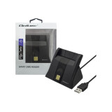 Karšu lasītājs QOLTEC Smart chip ID card scanner USB 2.0 (50643)