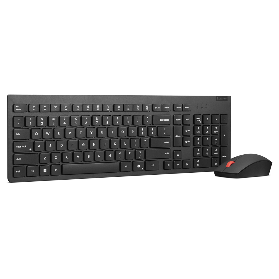Tastatūra + pele Lenovo Essential Wireless Combo Keyboard & Mouse Gen2 Black (4X31R64494) - foto 2