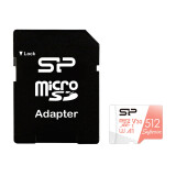 Atmiņas kartes SILICON POWER Micro SDXC 512GB UHS-I A3 V30 (SP512GBSTXDV3V20SP)