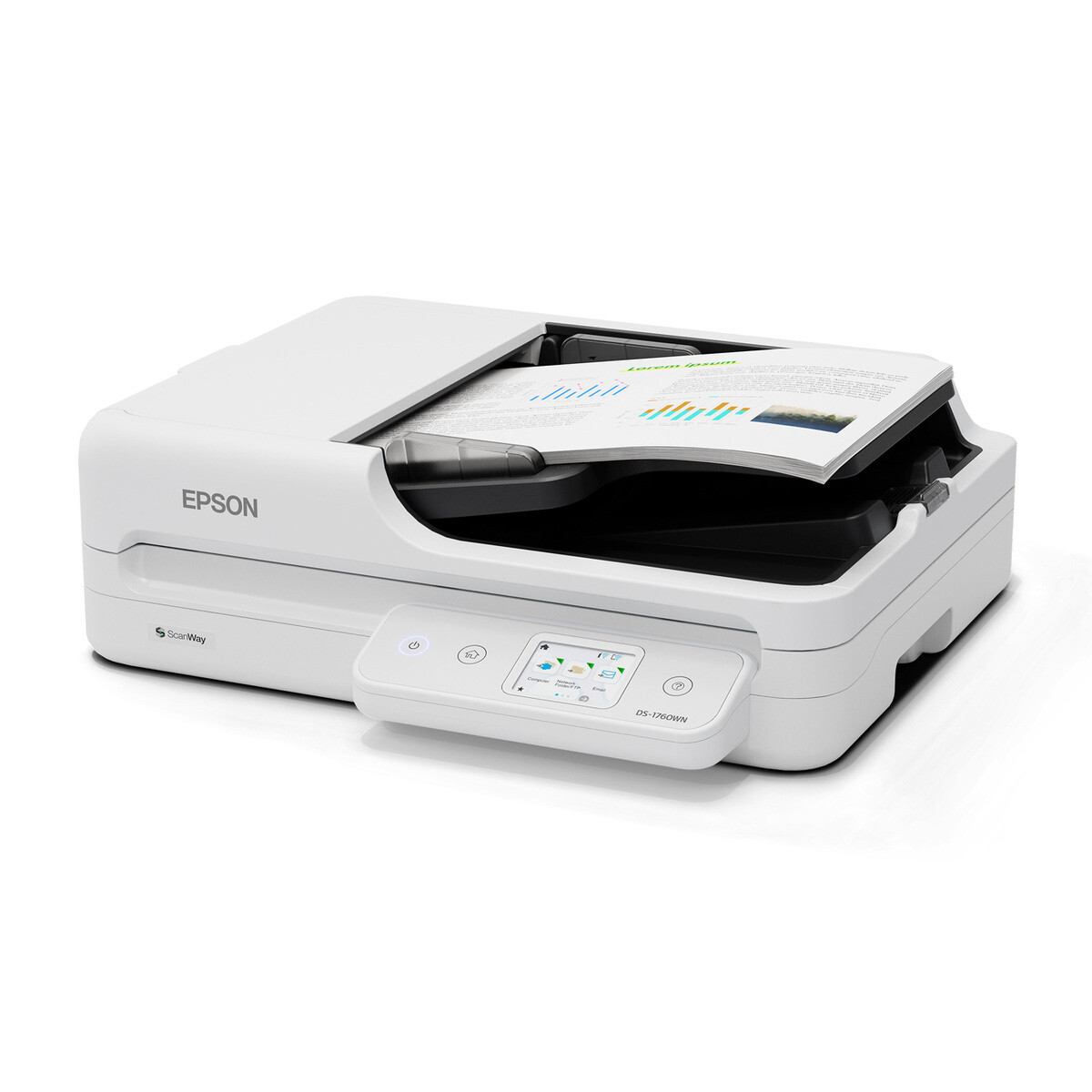Epson  DS-1760WN USB 2.0  Wi-Fi Gigabit LAN (B11B274401) - foto 2