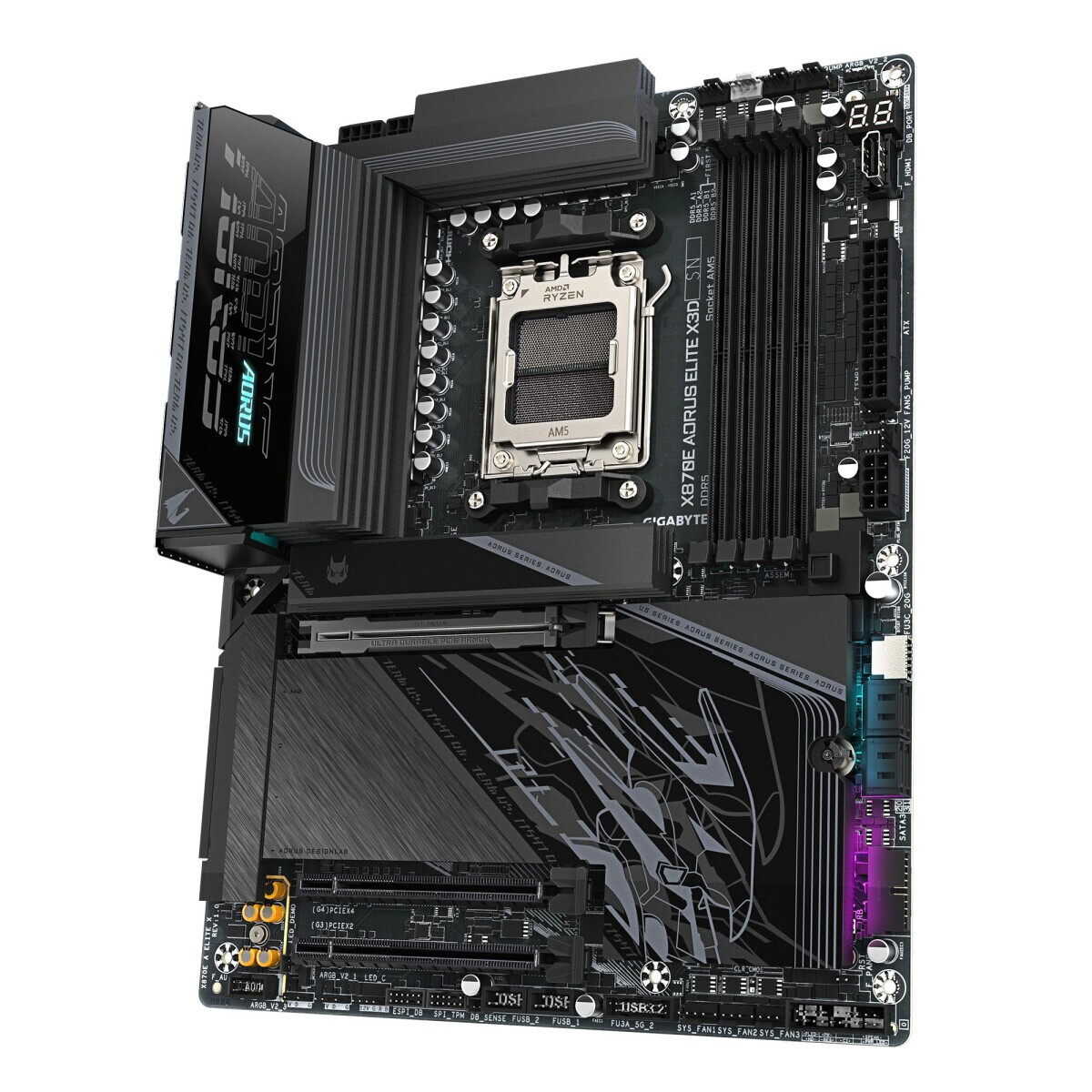 Pamatplate GIGABYTE AMD X870E A ELITE X AM5 - foto 2