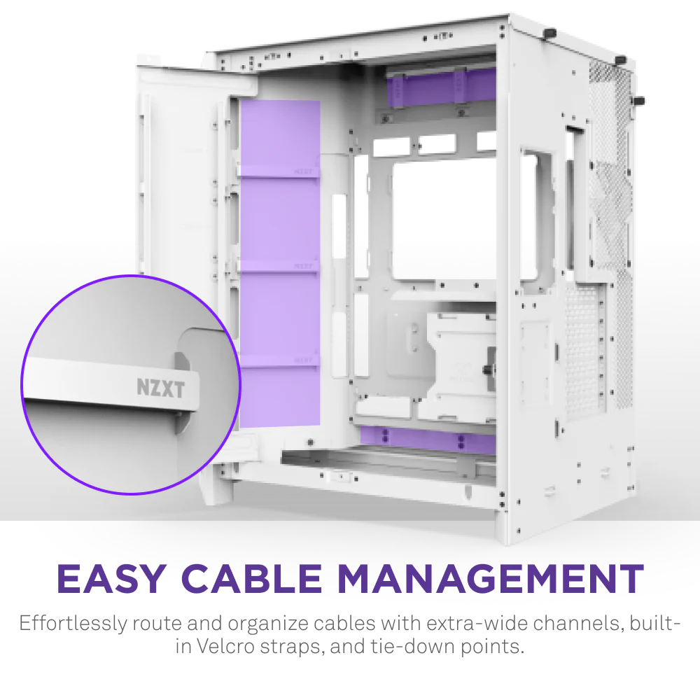 Datoru korpuss NZXT H9 Flow RGB+ (CM-H92FW-P1) - foto 3