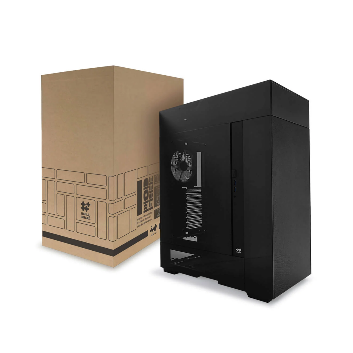 Datoru korpuss InWin ModFree Deluxe RGB (IW-CS-MFDELU-BLK) - foto 3