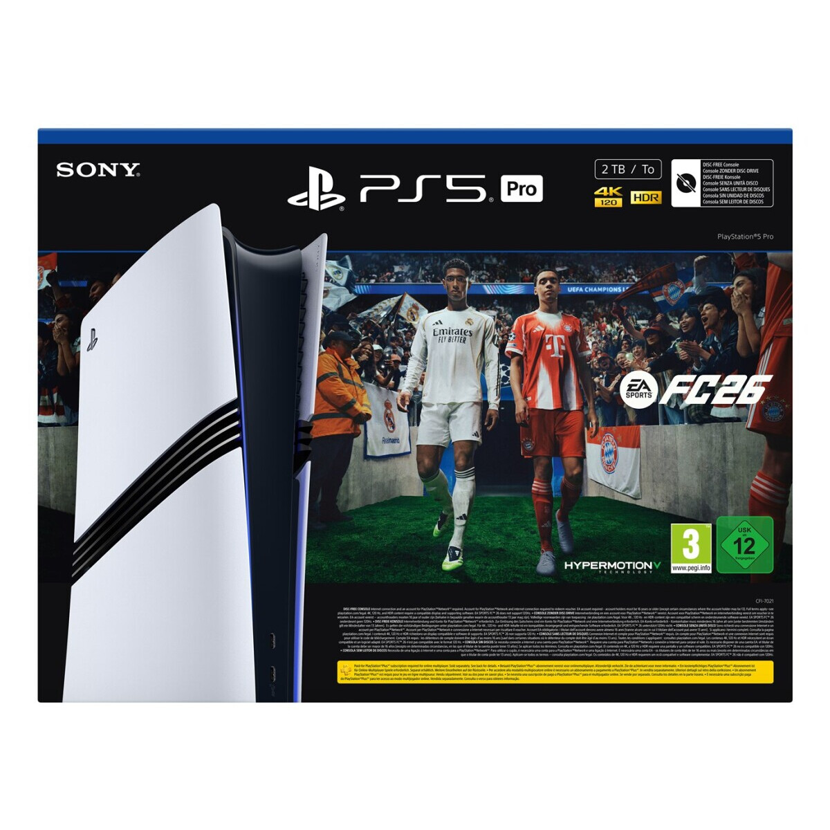 Spēļu konsole Sony PlayStation 5 Pro + EA Sports FC 26 Bundle 2 TB Wi-Fi Black, White - 711719024118 - foto 3