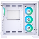 Datoru korpuss iTek Dark Cave RGB White (ITGCADCAGW)