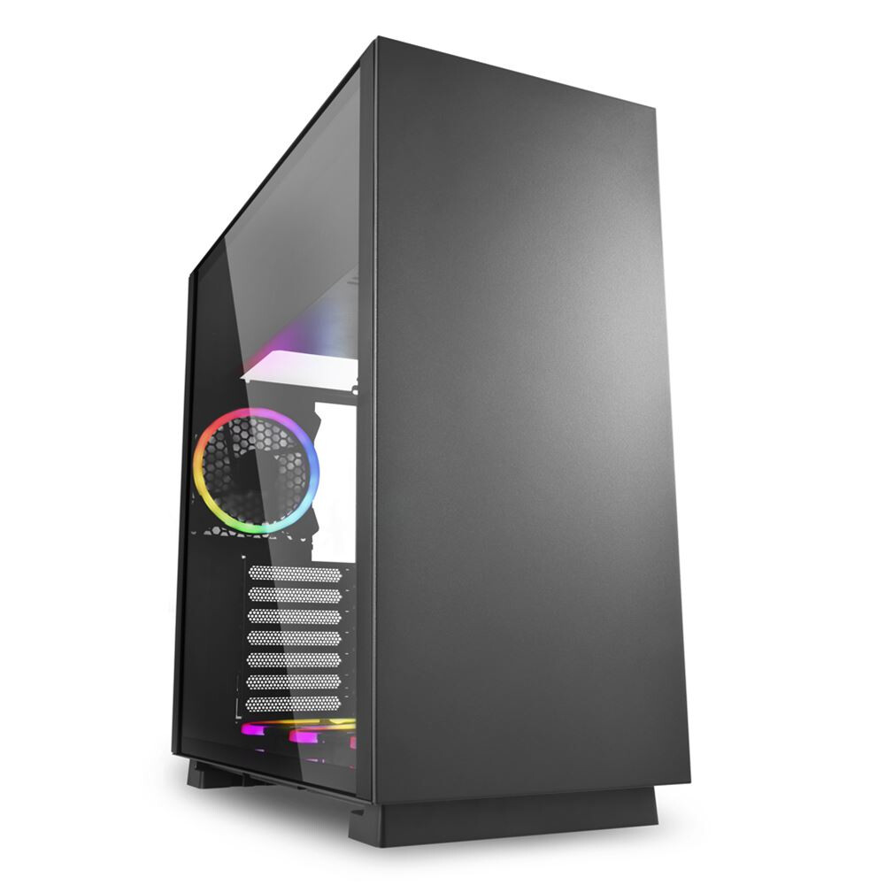 Boitiers PC Sharkoon PURE STEEL RGB Midi Tower Black (4044951026616) - photo 2