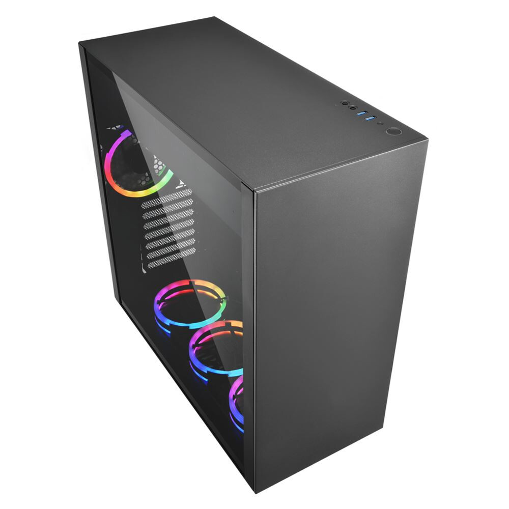 Boitiers PC Sharkoon PURE STEEL RGB Midi Tower Black (4044951026616) - photo 3