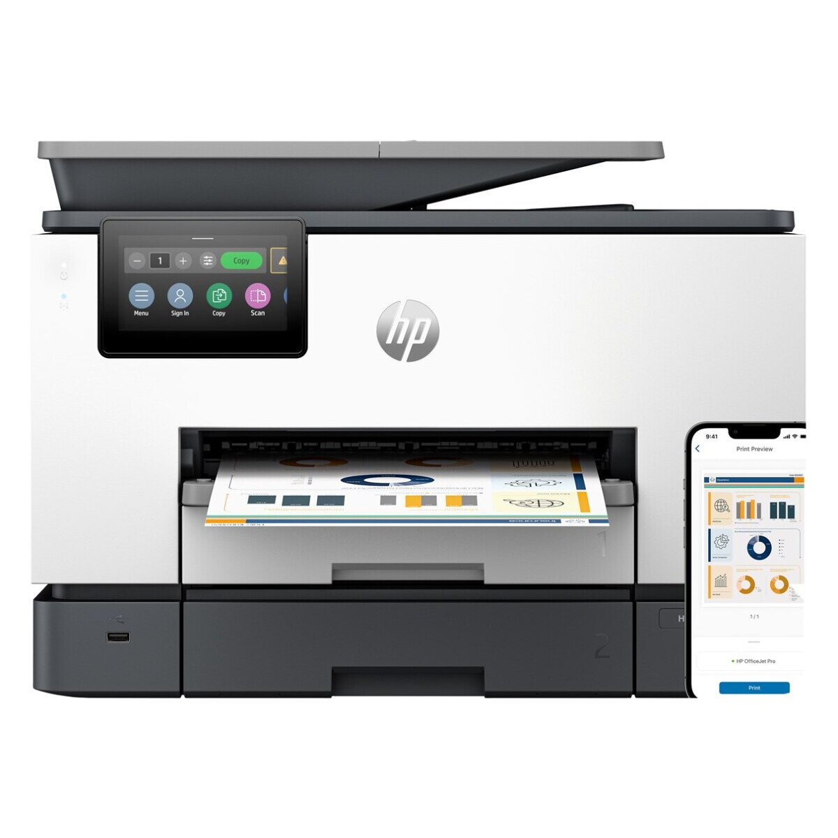 MFP HP OfficeJet Pro 9130b Grey (4U561B)