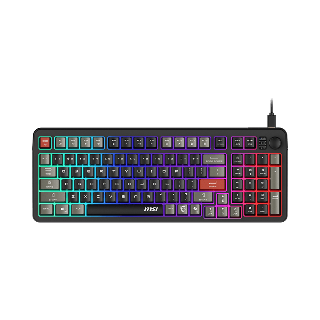 Tastatūra MSI FORGE GK110 US Black