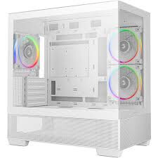 Datoru korpuss Deepcool CG380 3F White (R-CG380-WHAGM3-G)