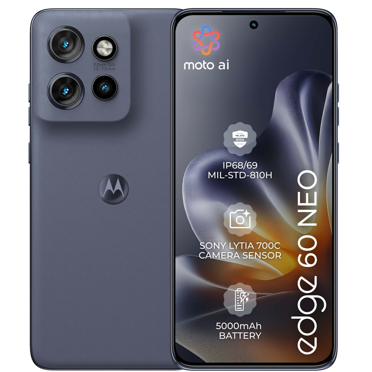 Mobilais tālrunis Motorola edge 60 12/256GB NEO GRISAILLE (PBA80003SE)