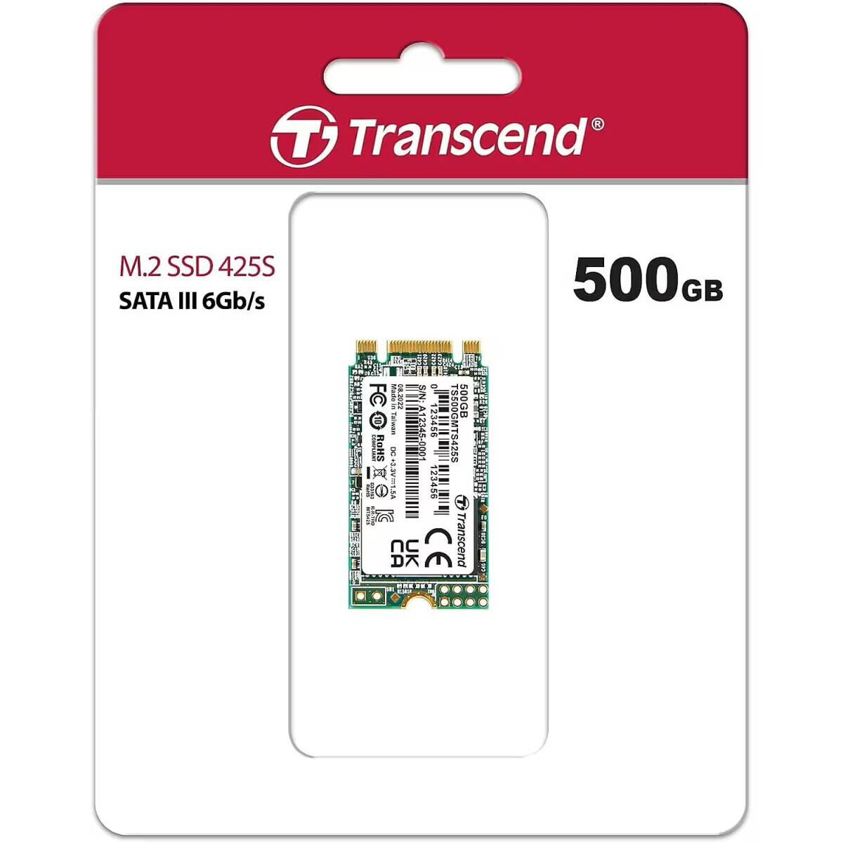 SSD Transcend 500GB (TS500GMTS425S)
