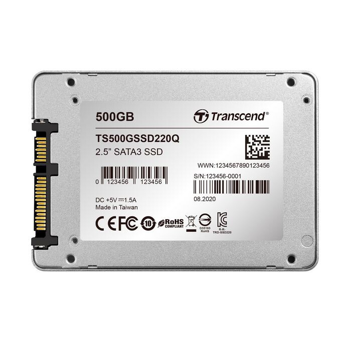 SSD Transcend SSD220Q 500GB (TS500GSSD220Q) - foto 3