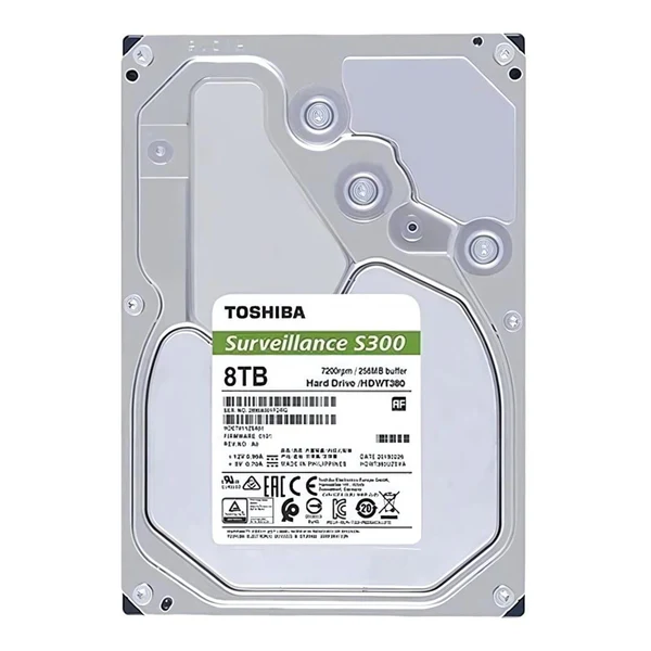 Cietais disks Toshiba S300 Pro 8000 GB (HDET02LZSA51F) - foto 2