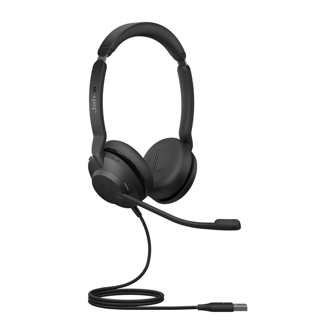 Austiņas Jabra Evolve2 30 USB-A Stereo Black (23089-989-979)
