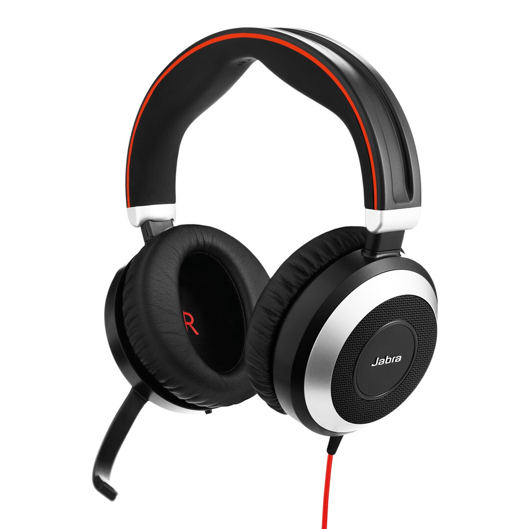 Austiņas Jabra Evolve 80 UC Stereo Black (7899-829-209) - foto 2