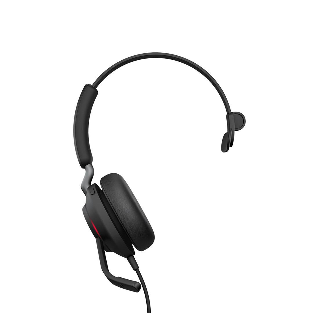 Austiņas Jabra Evolve2 40 MS Teams Mono Black (24089-899-899) - foto 2