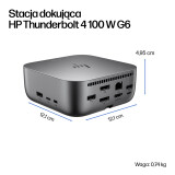 Dokstacija HP Thunderbolt 4 100W G6 Dock Grey (9X472UT)