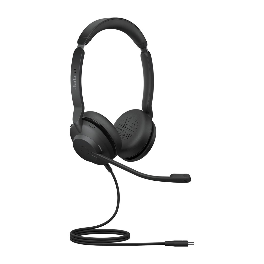 Austiņas Jabra Evolve2 30 USB-C UC Stereo Black (23089-989-879) - foto 2