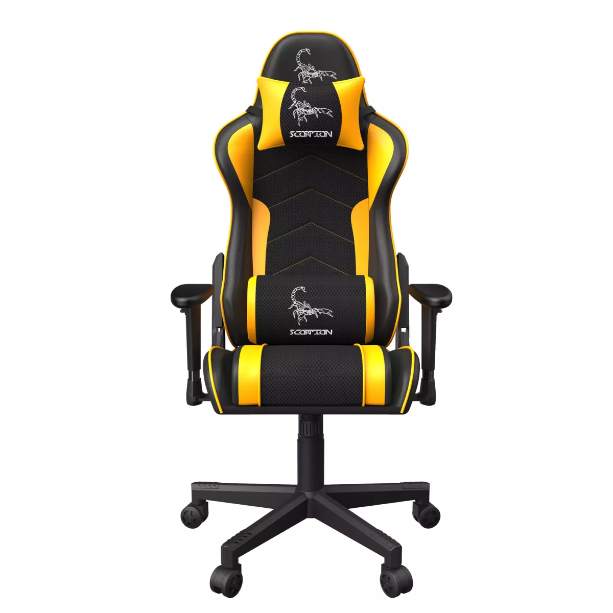 Datorkrēsls Gembird Black, Yellow (GC-SCORPION-05X)
