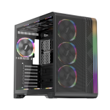 Datoru korpuss 1stPlayer Black (VT7-BK-4FS7)