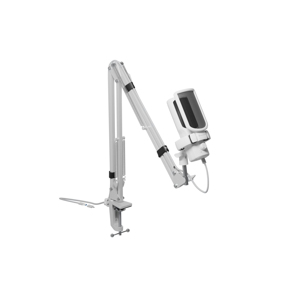 Mikrofons Natec GENESIS Radium 251 White (NGM-2355) - foto 3