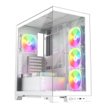 Boitiers PC 1stPlayer White (Mi8-WH-3FC7R-W-1FC7-W)