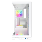 Boitiers PC 1stPlayer White (Mi8-WH-3FC7R-W-1FC7-W)