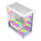 Boitiers PC 1stPlayer White (Mi8-WH-3FC7R-W-1FC7-W)