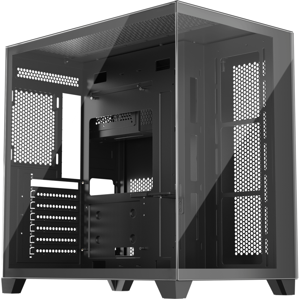 Datoru korpuss 1stPlayer Black (MV8-TP-BK-3F7R-1F7)