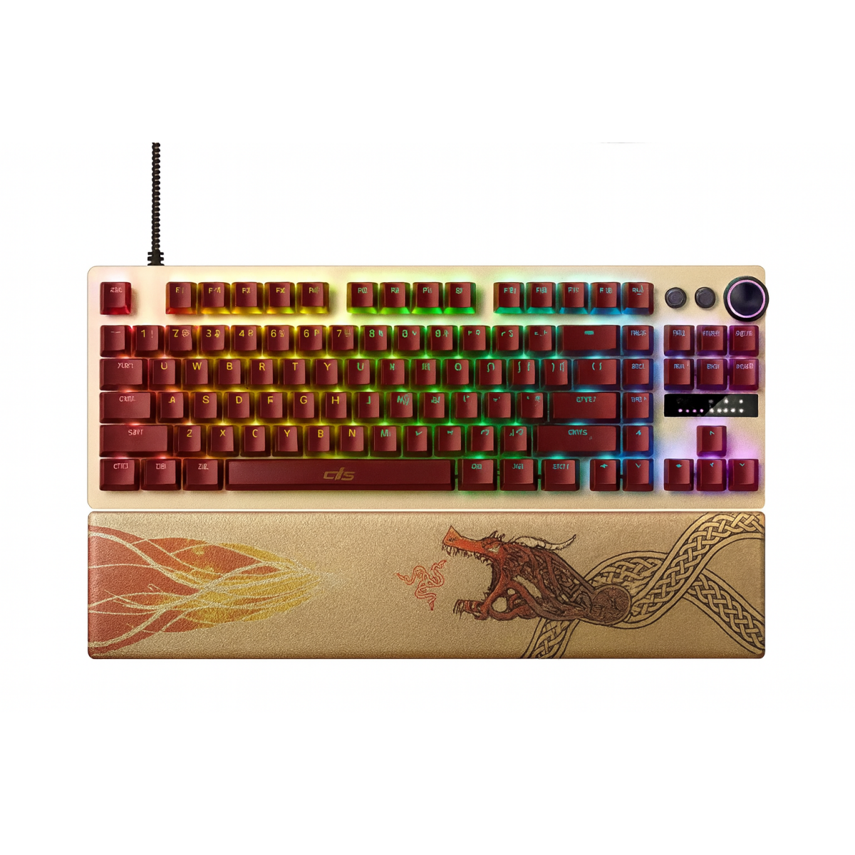 Tastatūra Razer Huntsman V3 Pro Counter-Strike 2 Edition US Golden (RZ03-04982100-R3M1)