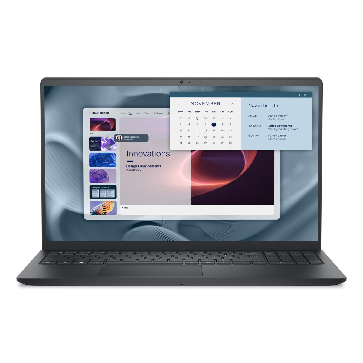 Portatīvais dators DELL Pro 15 Essential PV15250 Intel Core i7-1355U 15.6" 16GB 512GB Black - PV15250_RPLU_007_P