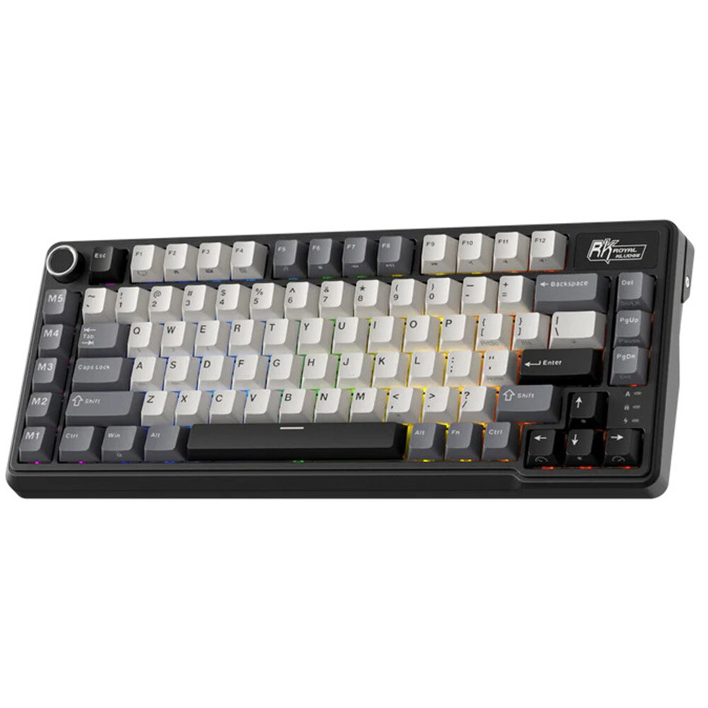 Tastatūra ROYAL KLUDGE L75 US Knight Black (L75-KB-BS-US)