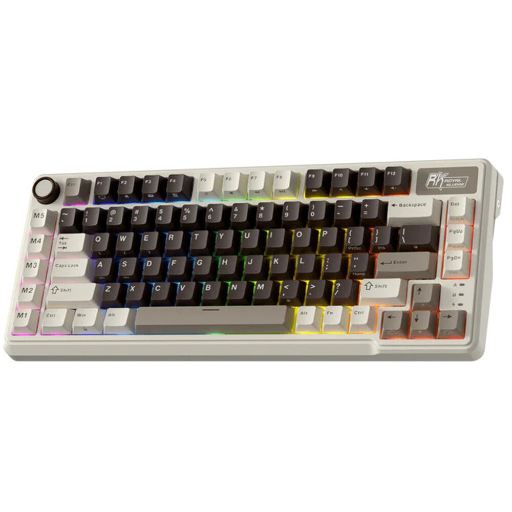 Tastatūra ROYAL KLUDGE L75 US Mocha Grey (L75-MG-BS-US)