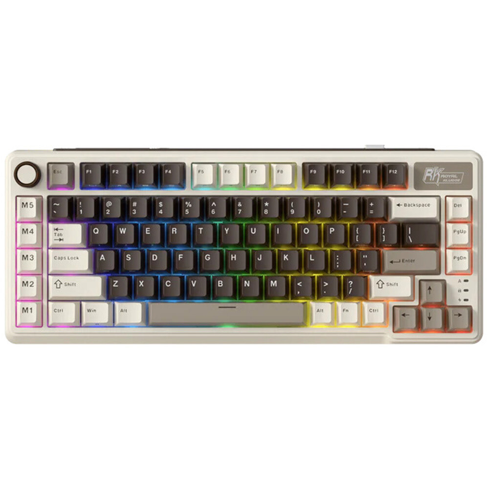 Tastatūra ROYAL KLUDGE L75 US Mocha Grey (L75-MG-BS-US) - foto 2