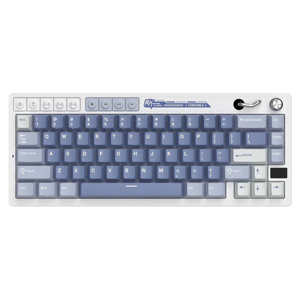 Tastatūra ROYAL KLUDGE M65 US Ocean Blue (M65-OB-BS-US)