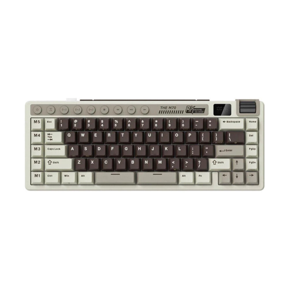 Tastatūra ROYAL KLUDGE M70 US Mocha Grey (M70-MG-CS-US) - foto 2
