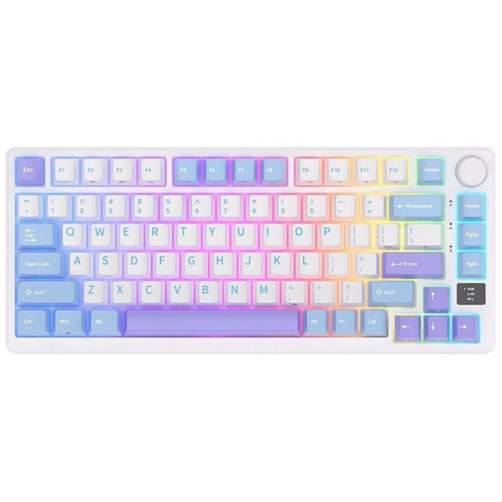 Tastatūra ROYAL KLUDGE M75 US Ocean Blue (M75-OB-BS-US)