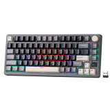 ROYAL KLUDGE M75 Phantom, Beige Switch, US (M75-P-BS-US)