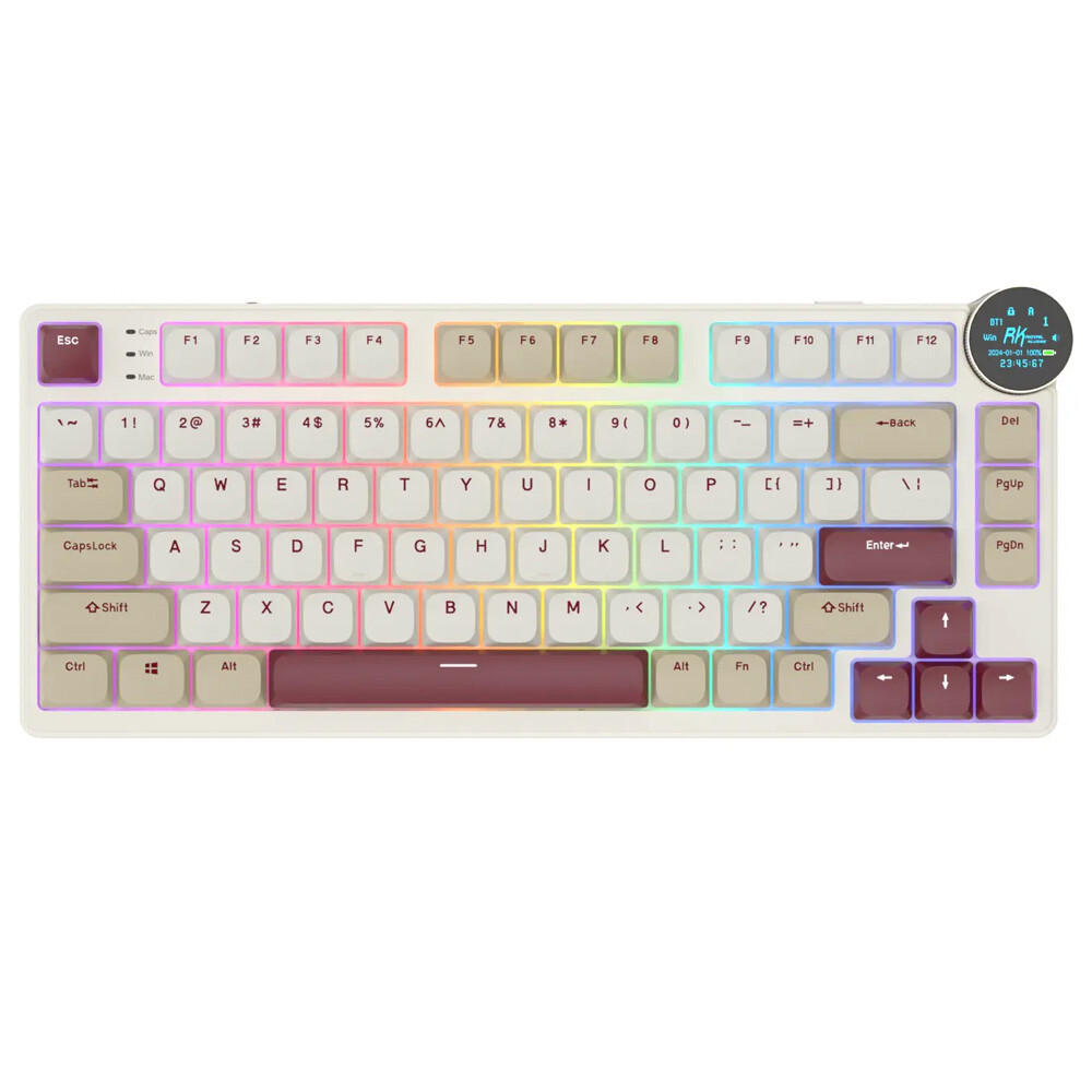 Tastatūra ROYAL KLUDGE N80 US Rosy Clouds (N80-RC-BS)
