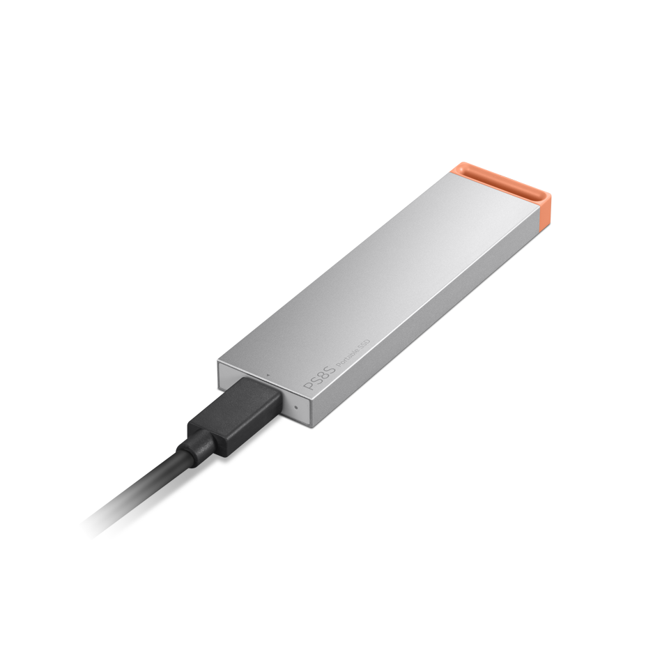 Ārējie cietie diski un SSD LENOVO PS8S PORTABLE SSD 1TB Silver (4XB1T88412) - foto 4