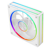 Korpusa dzesētājs MODECOM VOLCANO LOOP 120 ARGB Reverse Fan White (FAN-LOOP-120R-ARGB-200)