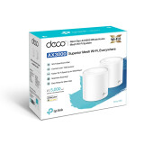 Rūteris (maršrutētājs) TP-Link Deco X60 White (Deco X60(2-pack))