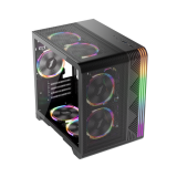 Boitiers PC 1stPlayer VT5 Black (VT5-BK-3F7)