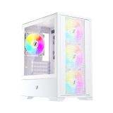 Datoru korpuss 1stPlayer Go2 White (Go2-WH-4F7-W)