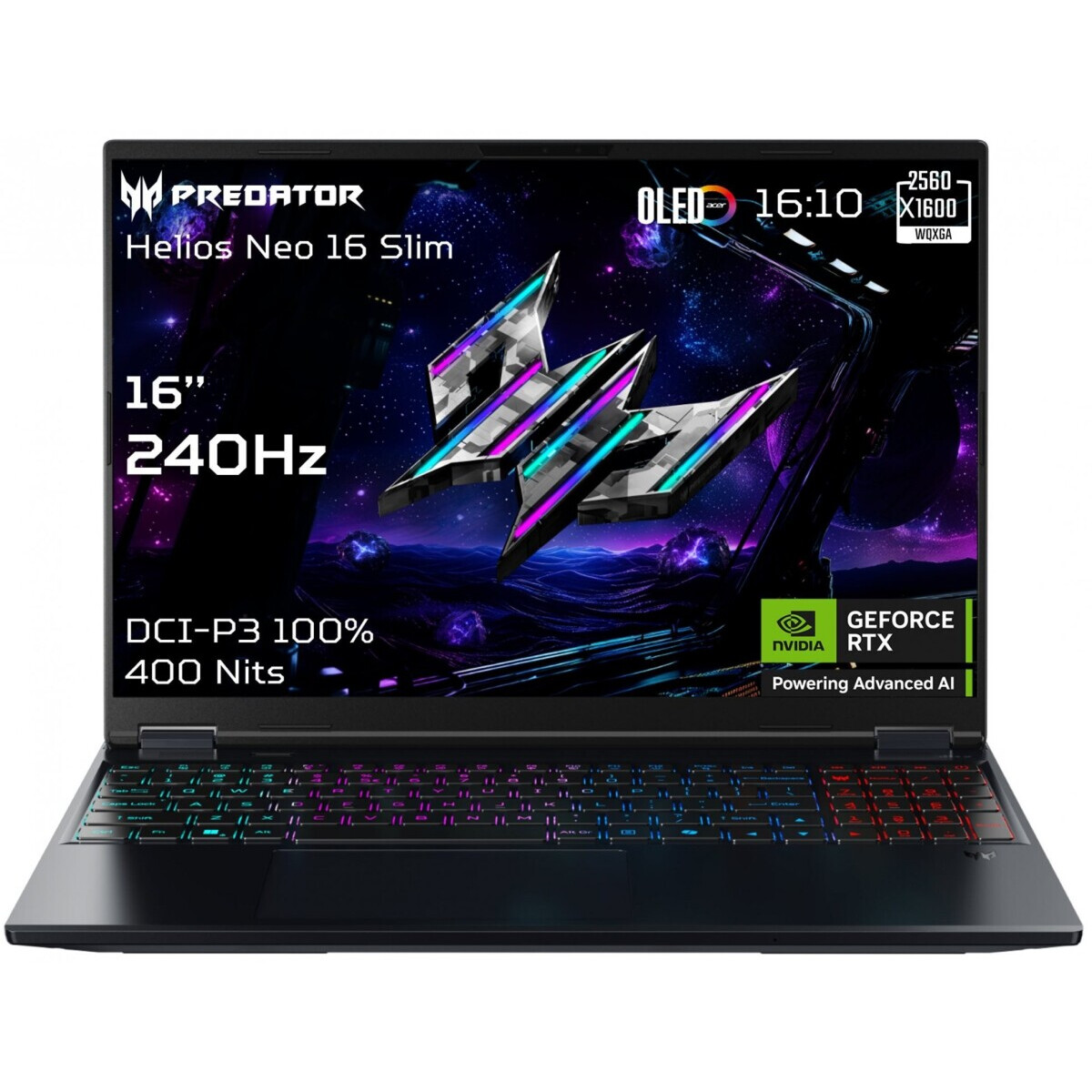Ordinateur portable Acer Predator Helios Neo 16S AI Intel Core Ultra 7 255HX (NH.QXAEG.008)