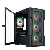 Datoru korpuss 1stPlayer T3 Black (T3-BK)