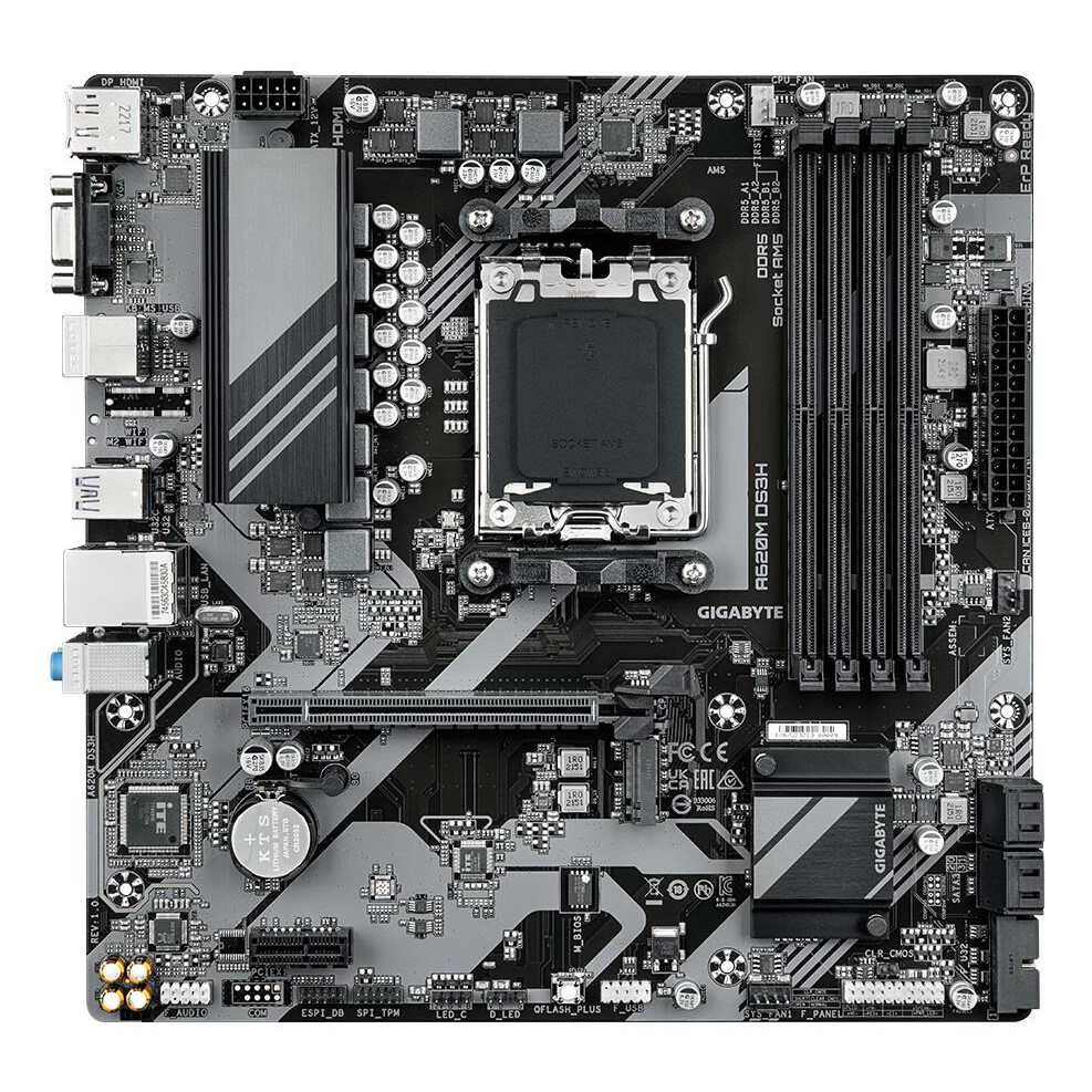 Pamatplate GIGABYTE A620MDS3H2.0 Grey (A620M DS3H 2.0) - foto 2