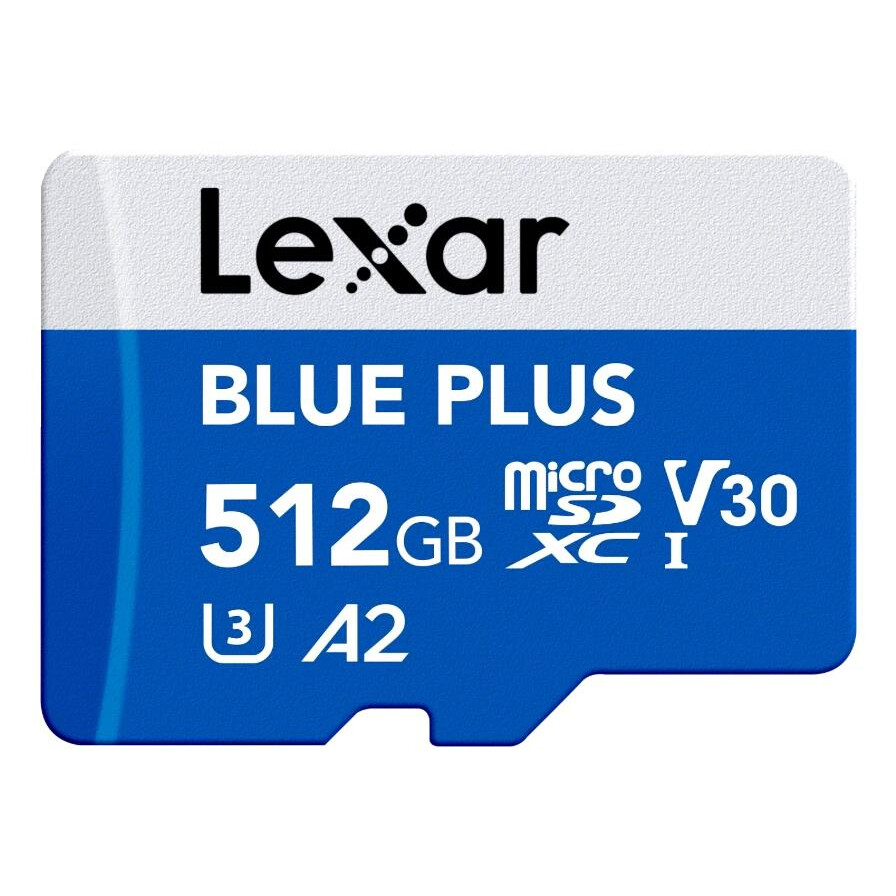 Atmiņas karte Lexar 512GB MicroSDXC Blue (LMSBLPL512G-BNANG) - foto 2