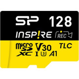 Atmiņas karte Silicon Power Inspire 128 GB microSDXC Black (SP128GBSTXLA2V1NSP)